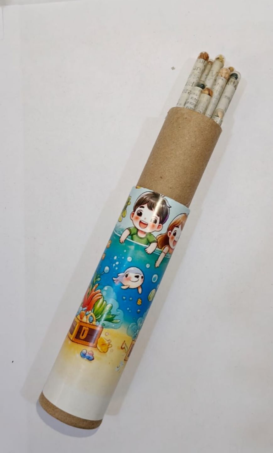 Beach Day Black Paper Plantable Pencil-black Lead 