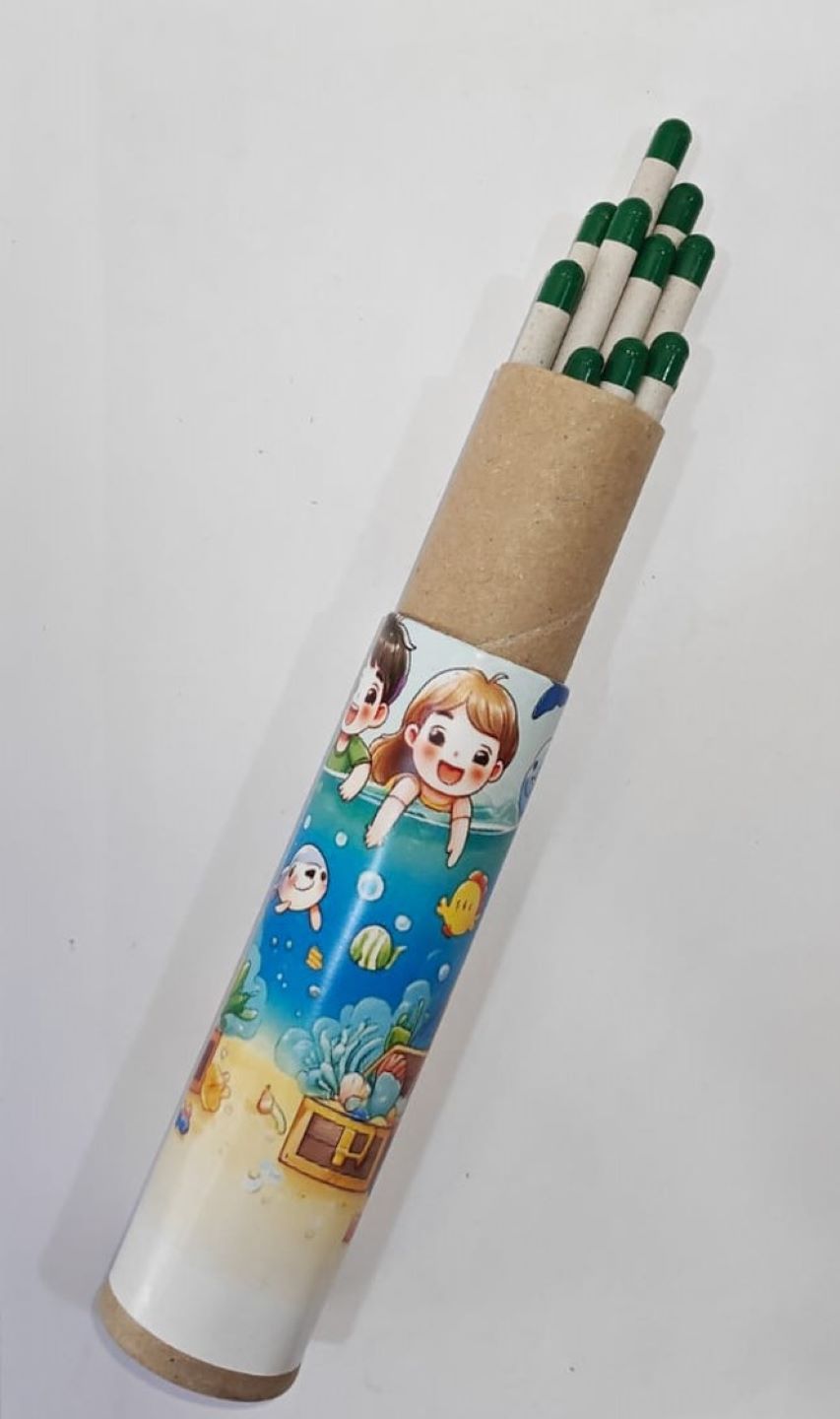 Beach Day White Paper Plantable Pencil-black Lead 