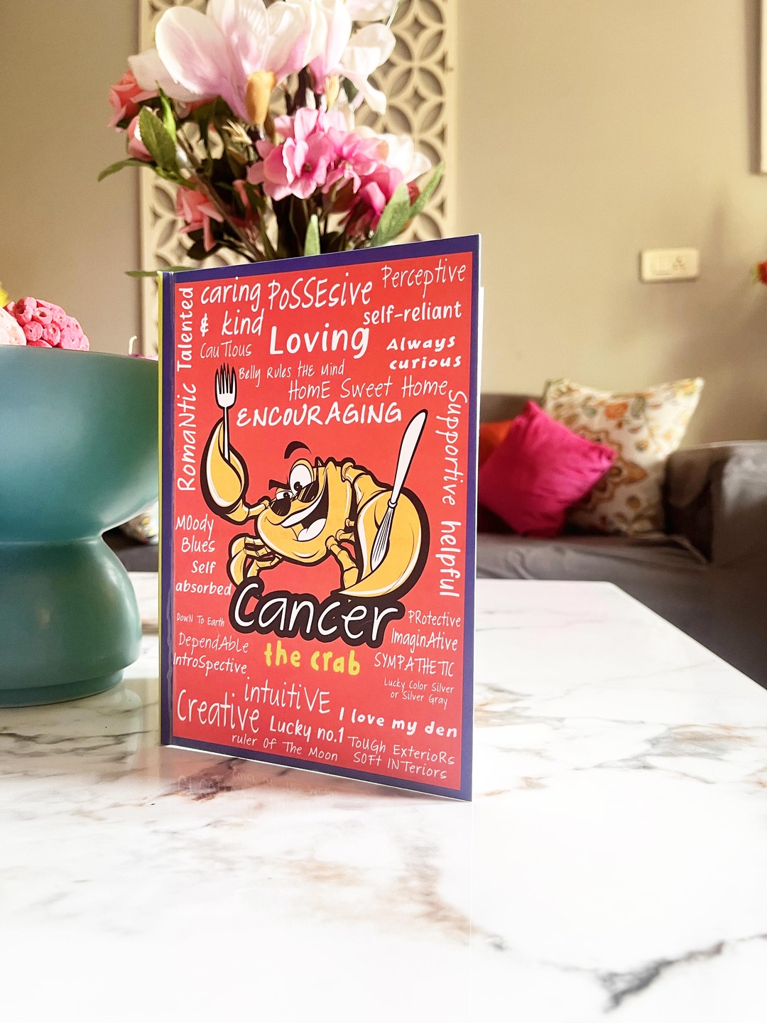 Cancer zodiac notebook