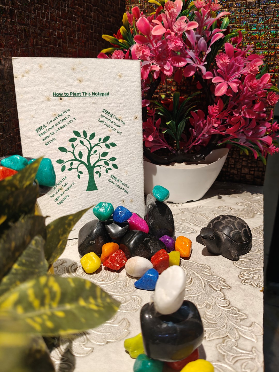 Eco-Friendly Plantable Notepad – Cute Bear 