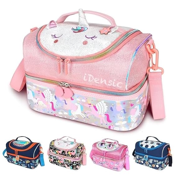 Football Lunch holder bag Adjustable Strap (Black Football)