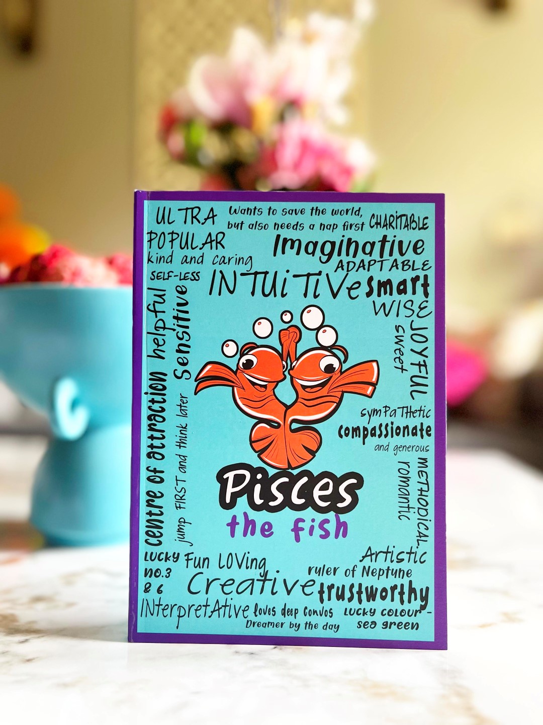 Pisces zodiac notebook