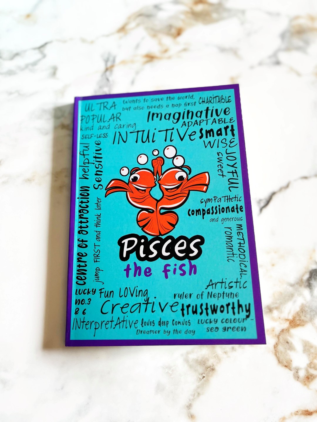 Pisces zodiac notebook