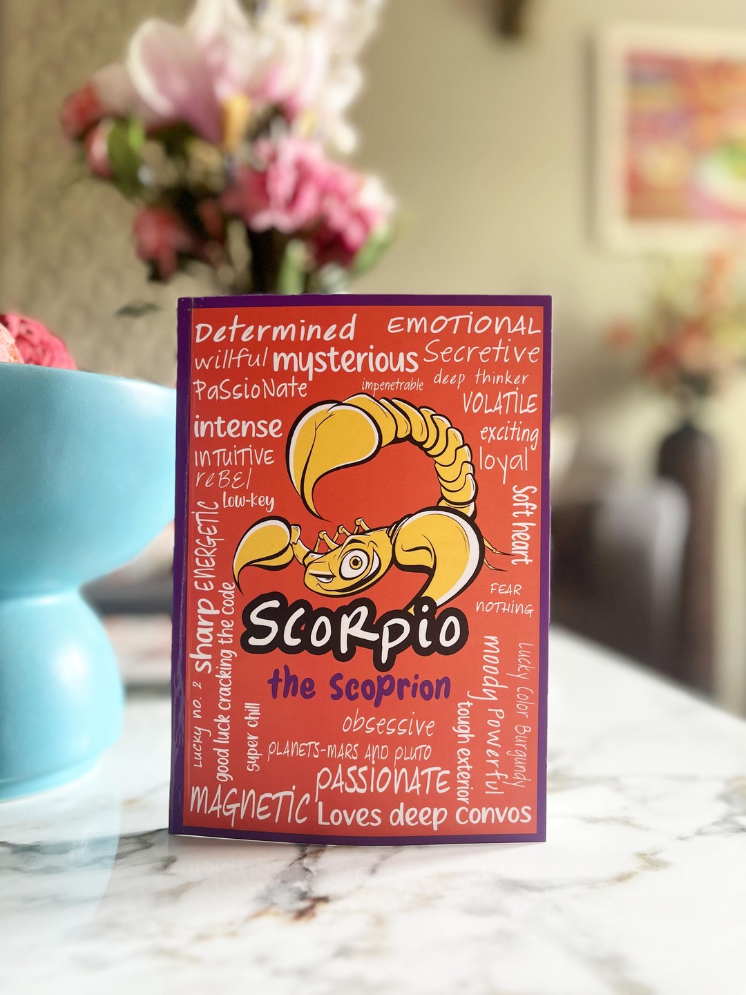 Scorpio zodiac notebook