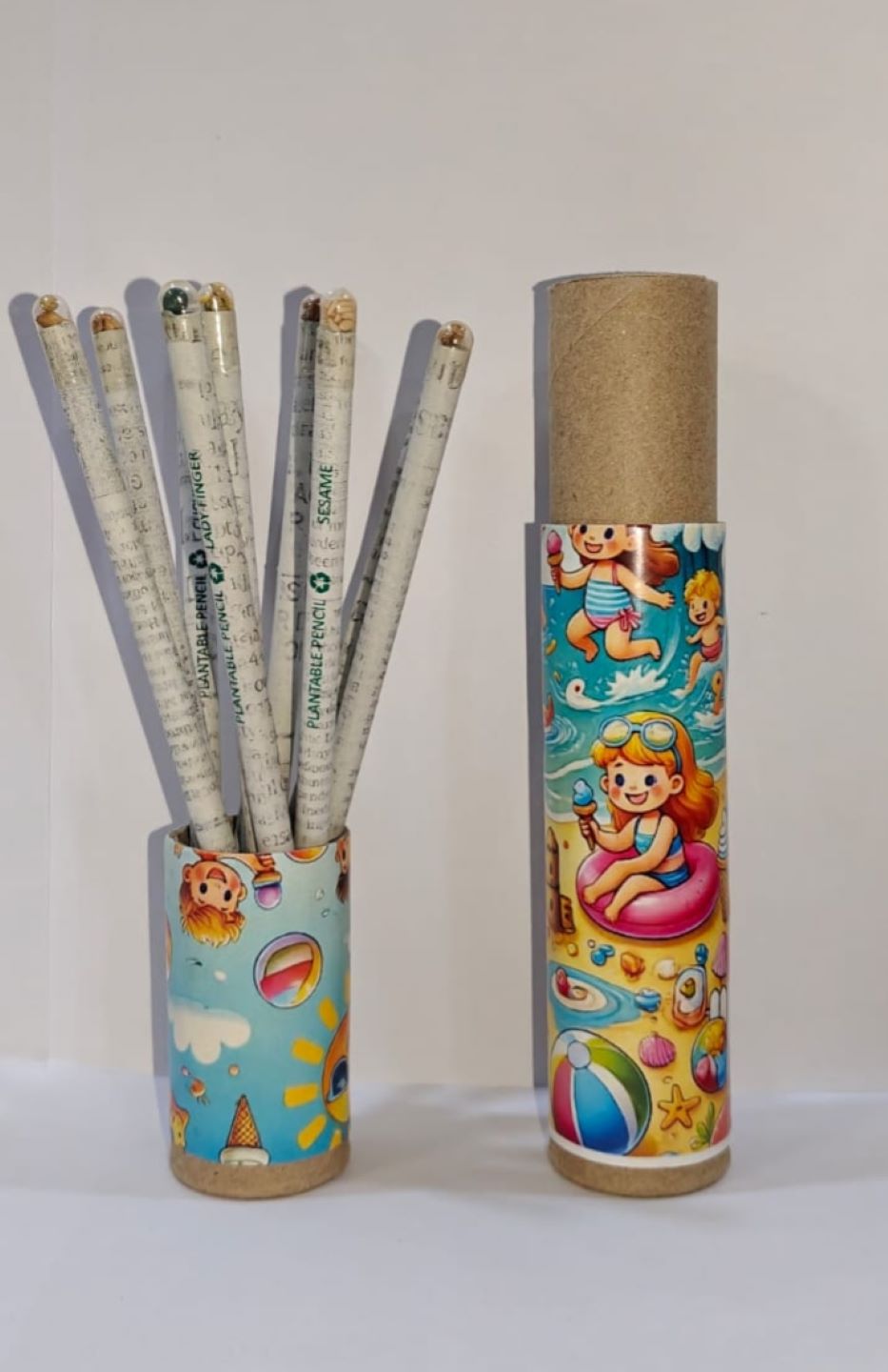 Sunny Beach Black Paper Plantable Pencil-black Lead 