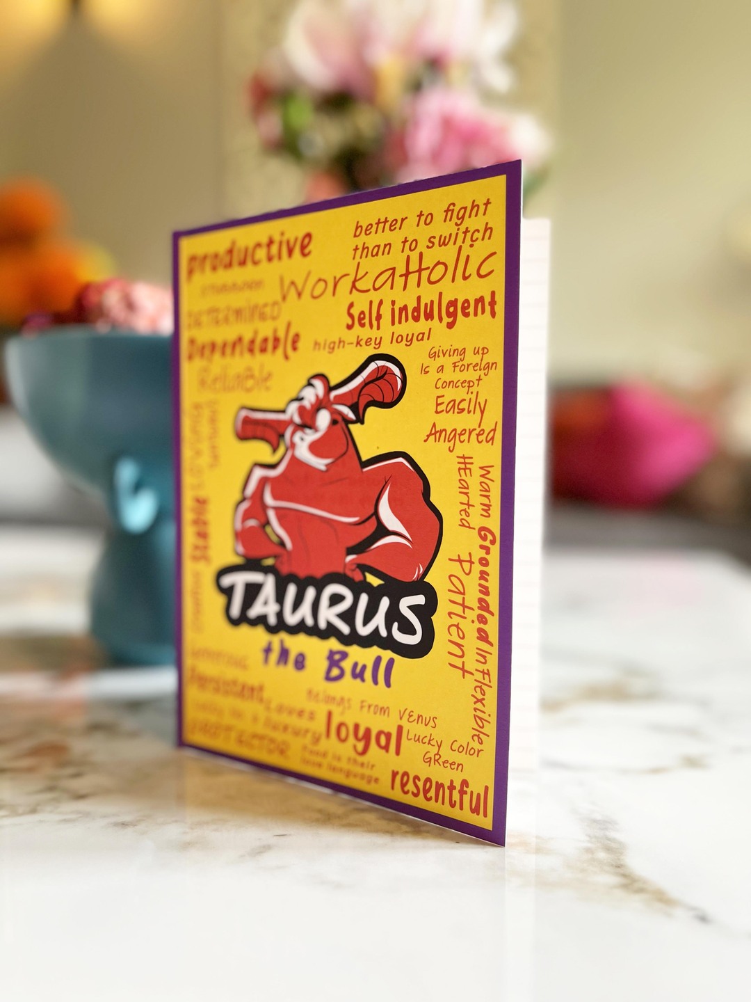 Taurus zodiac notebook