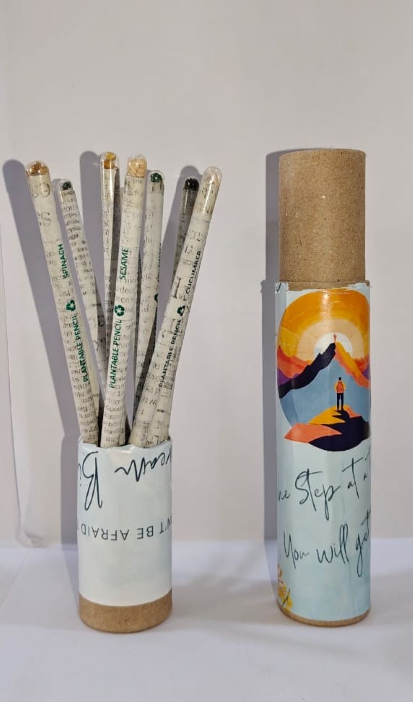 Dream Big Newspaper Plantable Pencil-Color Lead