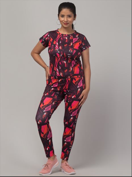WUGO: Latest Fabulous High Quality Printed Sports Wear Set/Gym.