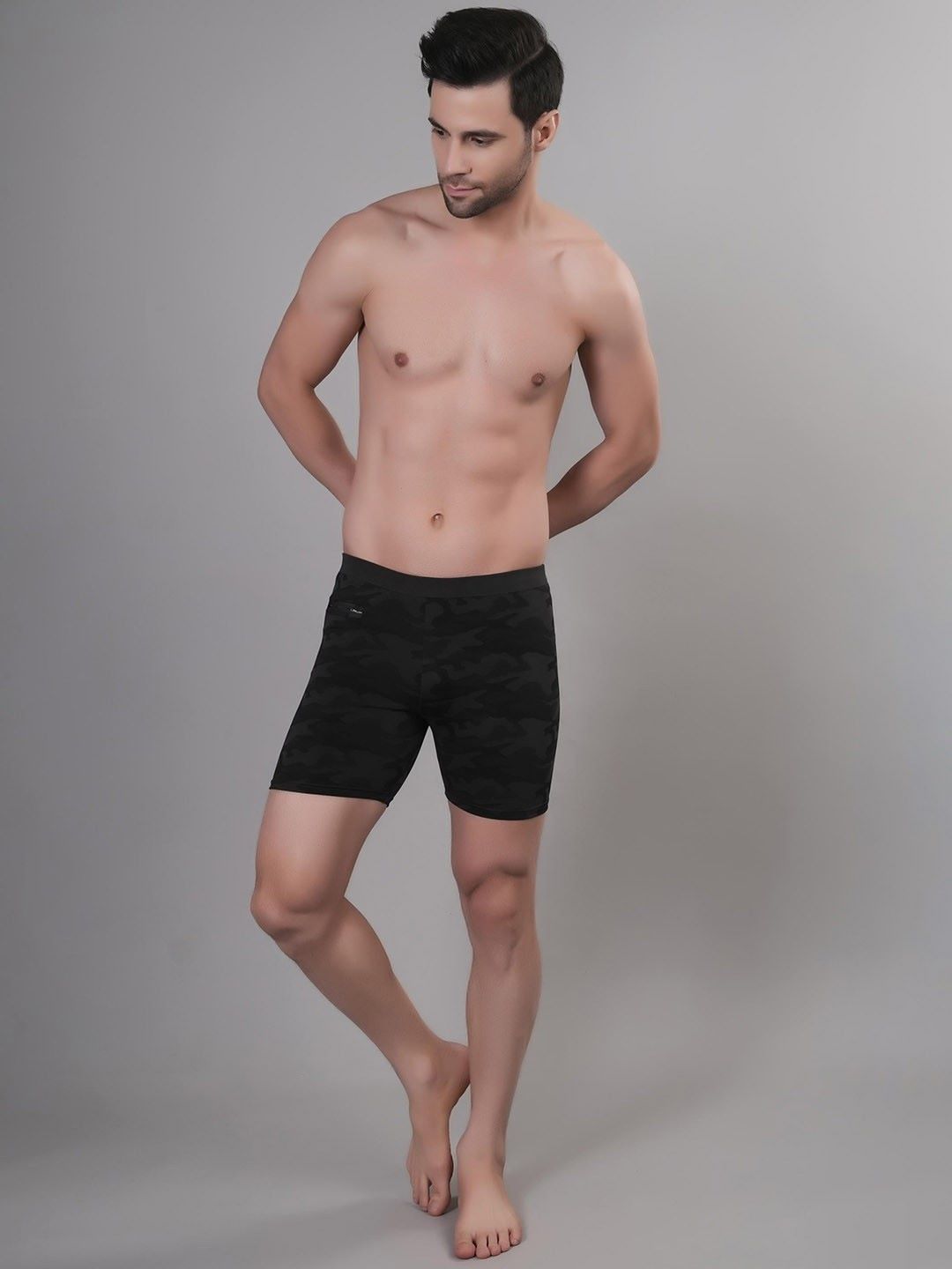  WUGO Latest Solid High Quality Men Army Trunks